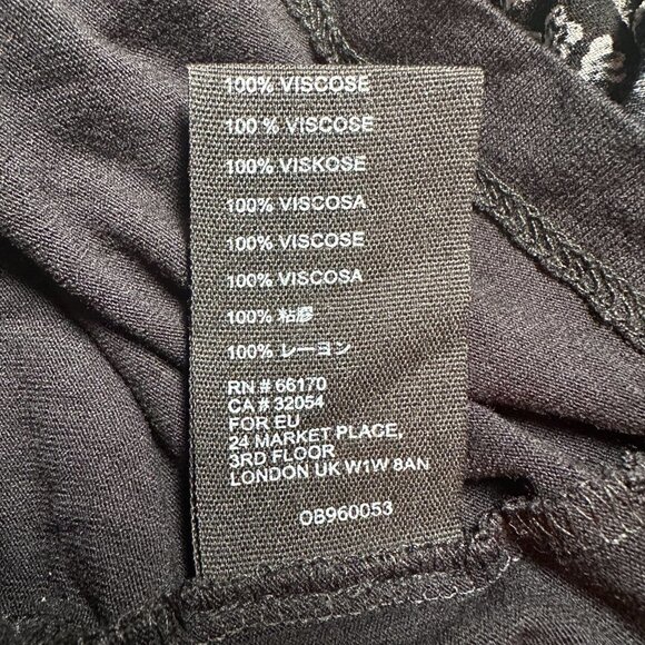 Free People Black and White Floral Midi Skirt - Picture 8 of 9